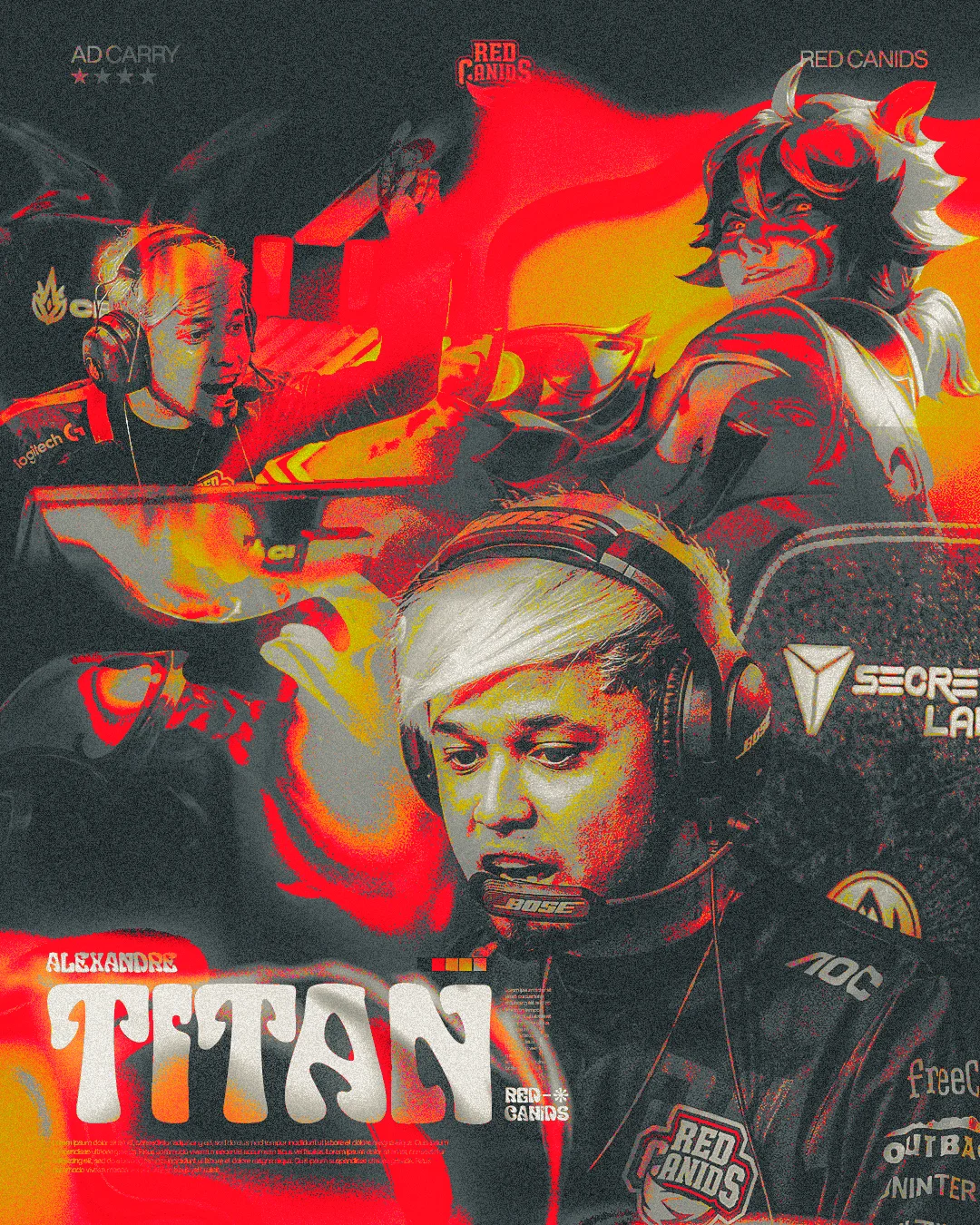 Titan artwork design